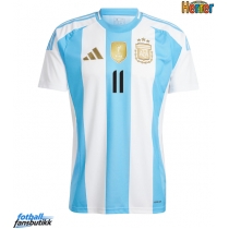 Argentina Angel Di Maria #11 Hjemmedrakt Copa America 2024 Kortermet